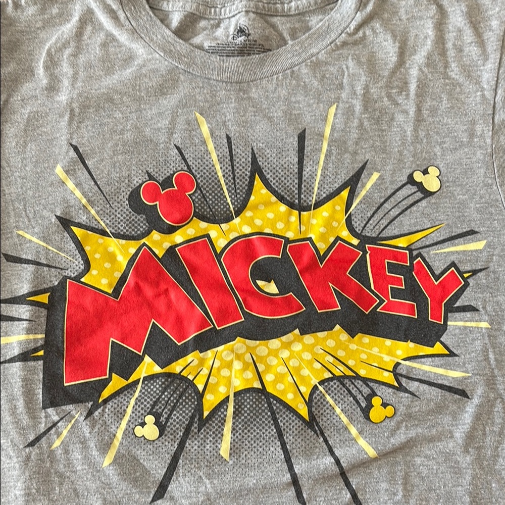 Disney Gray Mickey Graphic Tee